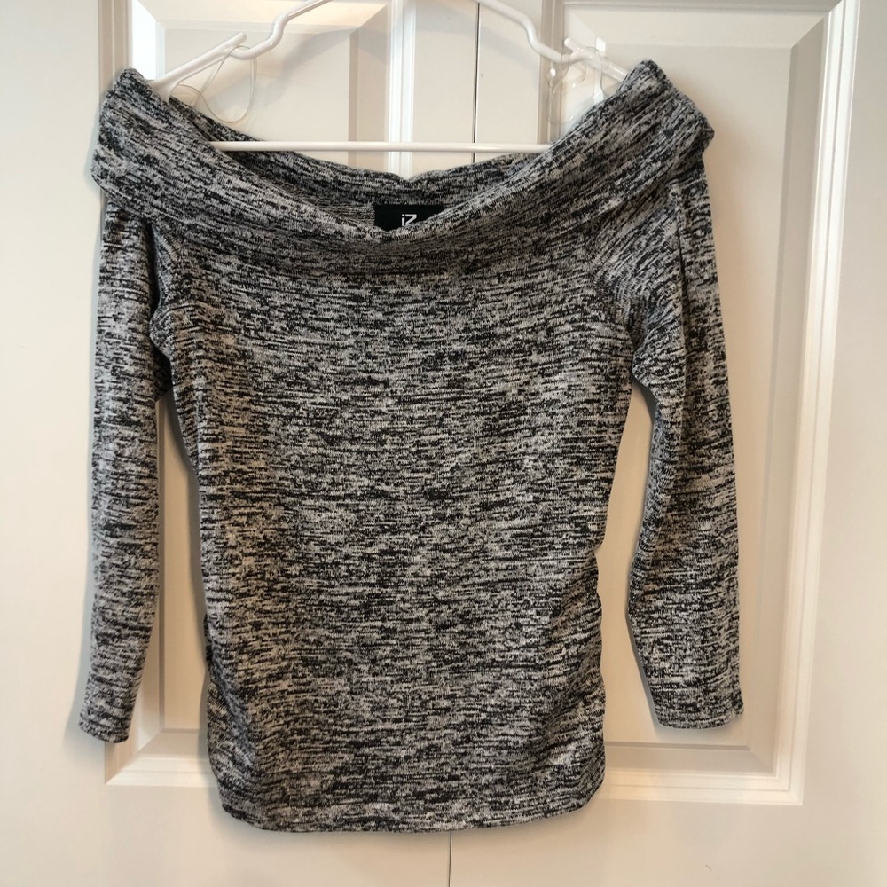 Off shoulder sweater